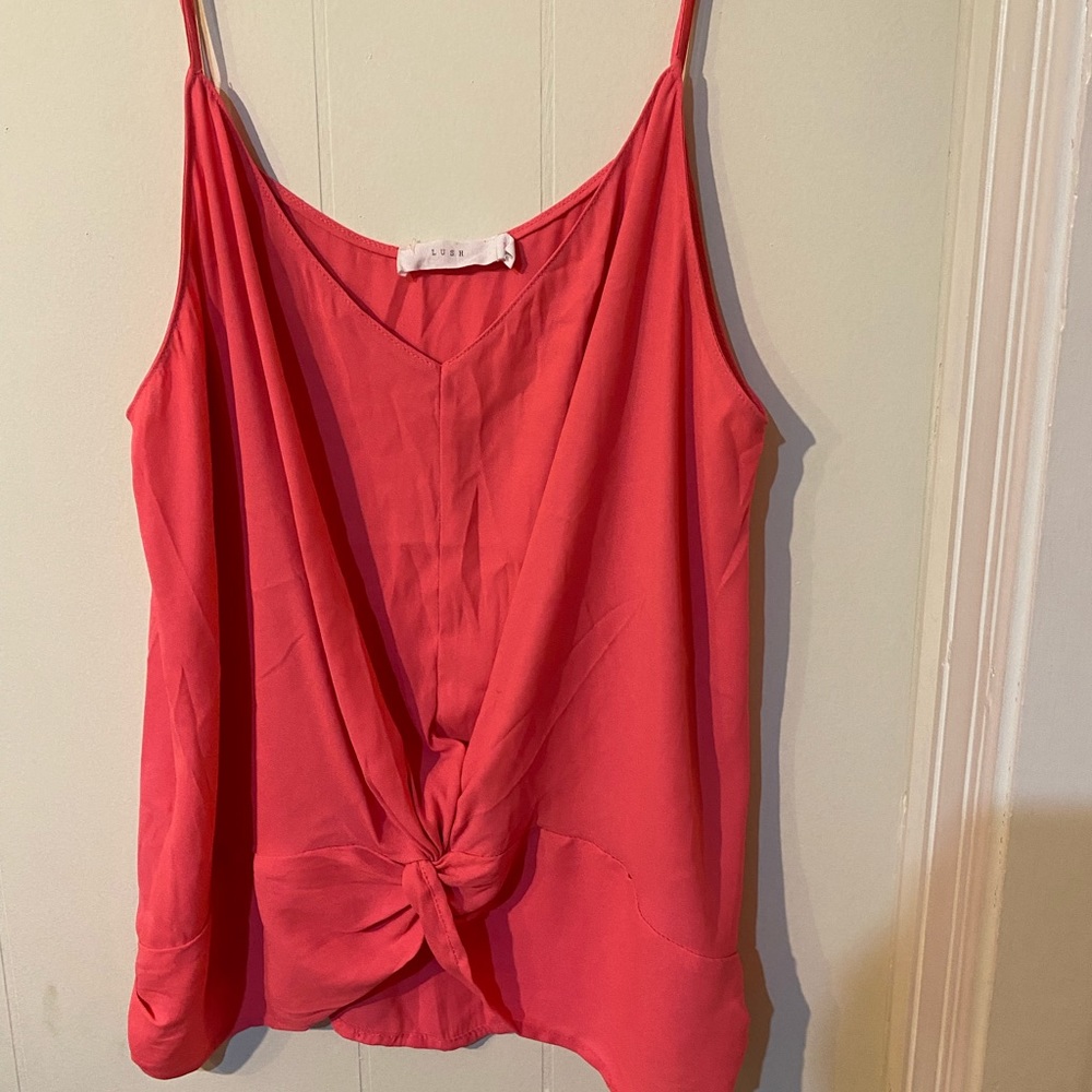 Pink tank top
